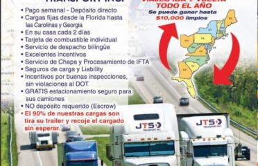 Cargas para Camiones JTS Transport Inc Miami FL Estados Unidos