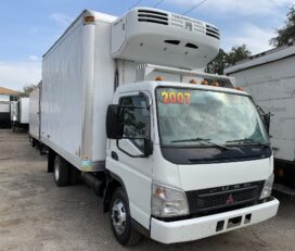 Camiones En Venta 2007 MITSUBISHI FUSO FE180 Reefer/Refrigerated Truck, Box Truck – Straight Truck, Moving Van, Miami, Florida