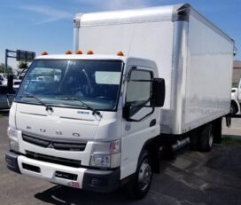 Camiones En Venta 2015 MITSUBISHI FUSO FE180 Box Truck – Straight Truck, Miami, Florida