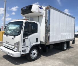 Camiones En Venta 2015 ISUZU NQR Reefer/Refrigerated Truck, Miami, Florida