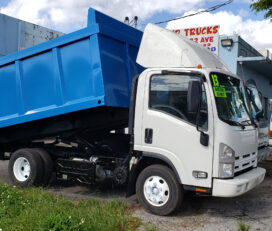 Camiones En Venta 2013 ISUZU NPR Dump Truck, Landscape Truck, Miami, Florida