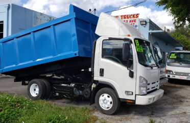Camiones En Venta 2013 ISUZU NPR Dump Truck, Landscape Truck, Miami, Florida