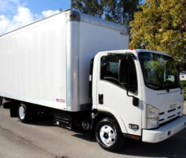Camiones En Venta 2014 Isuzu NPR HD Box Truck – Straight Truck, Miami, Florida