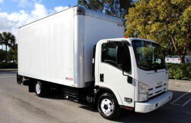 Camiones En Venta 2014 Isuzu NPR HD Box Truck – Straight Truck, Miami, Florida