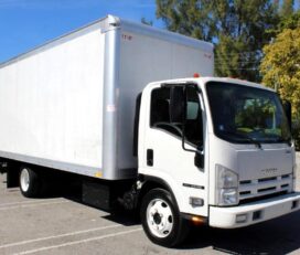 Camiones En Venta 2015 ISUZU NQR Box Truck – Straight Truck, Miami, Florida